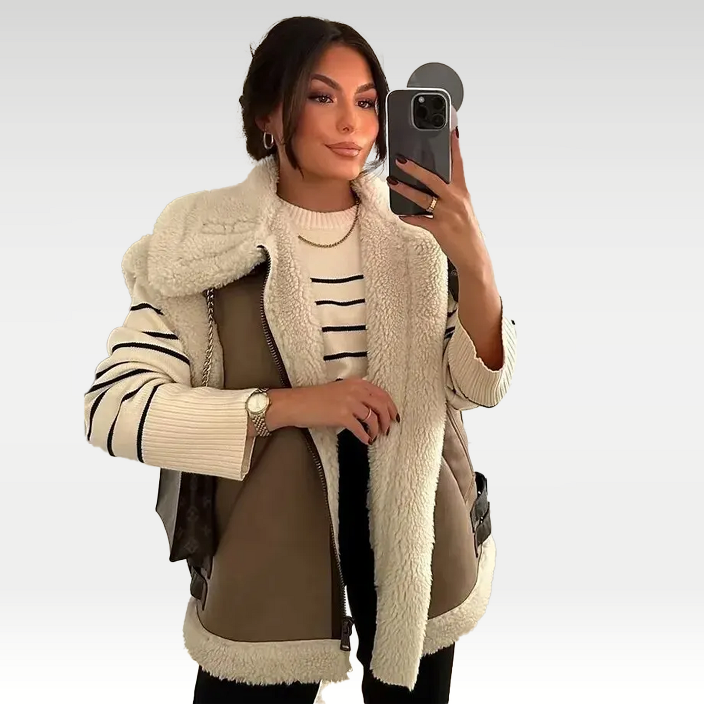 Chic Dubois™ | FREYA - Gilet Teddy