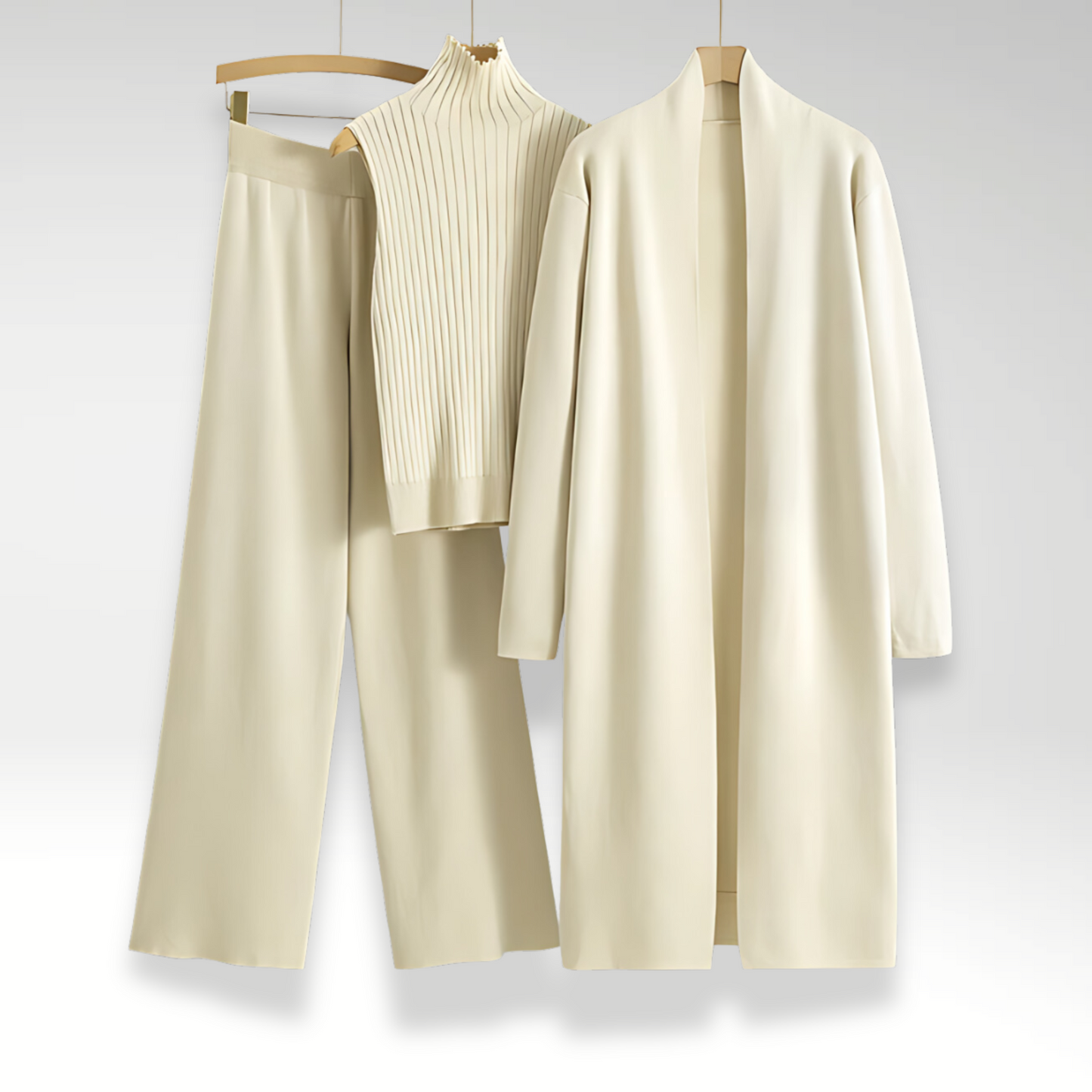 Chic Dubois™ | Ensemble trois pièces en maille Luxe