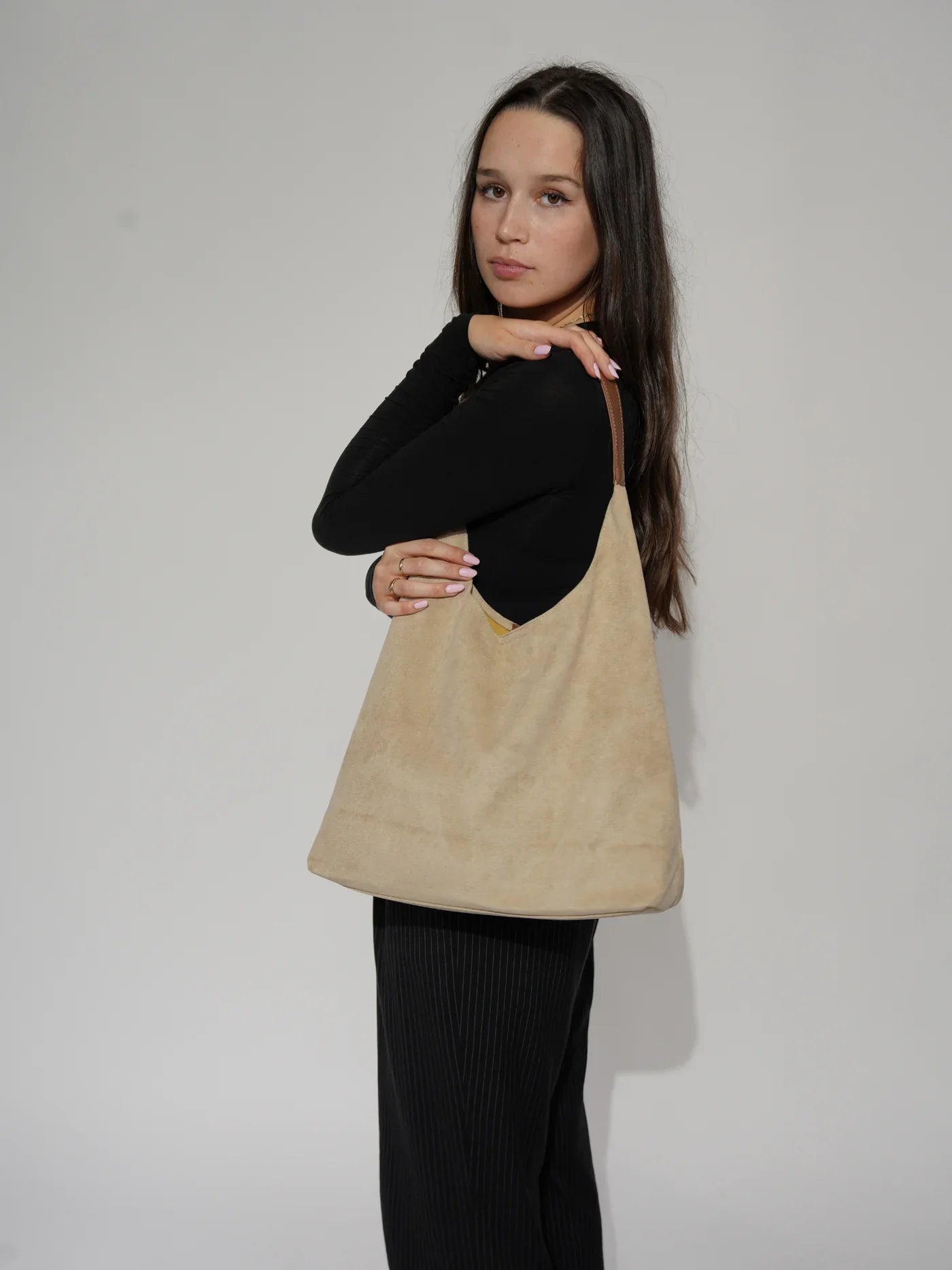 Chic Dubois™ | Sac à épaule en suède RetroSoft