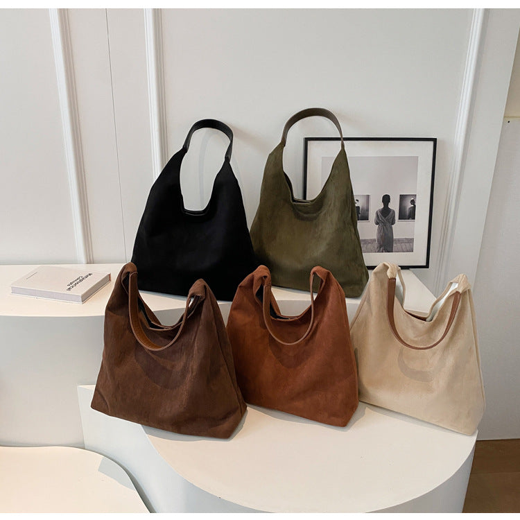 Chic Dubois™ | Sac à épaule en suède RetroSoft