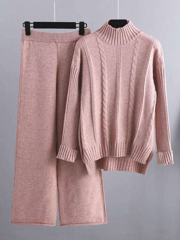 Chic Dubois™ | Ensemble deux pièces Lounge en tricot torsadé
