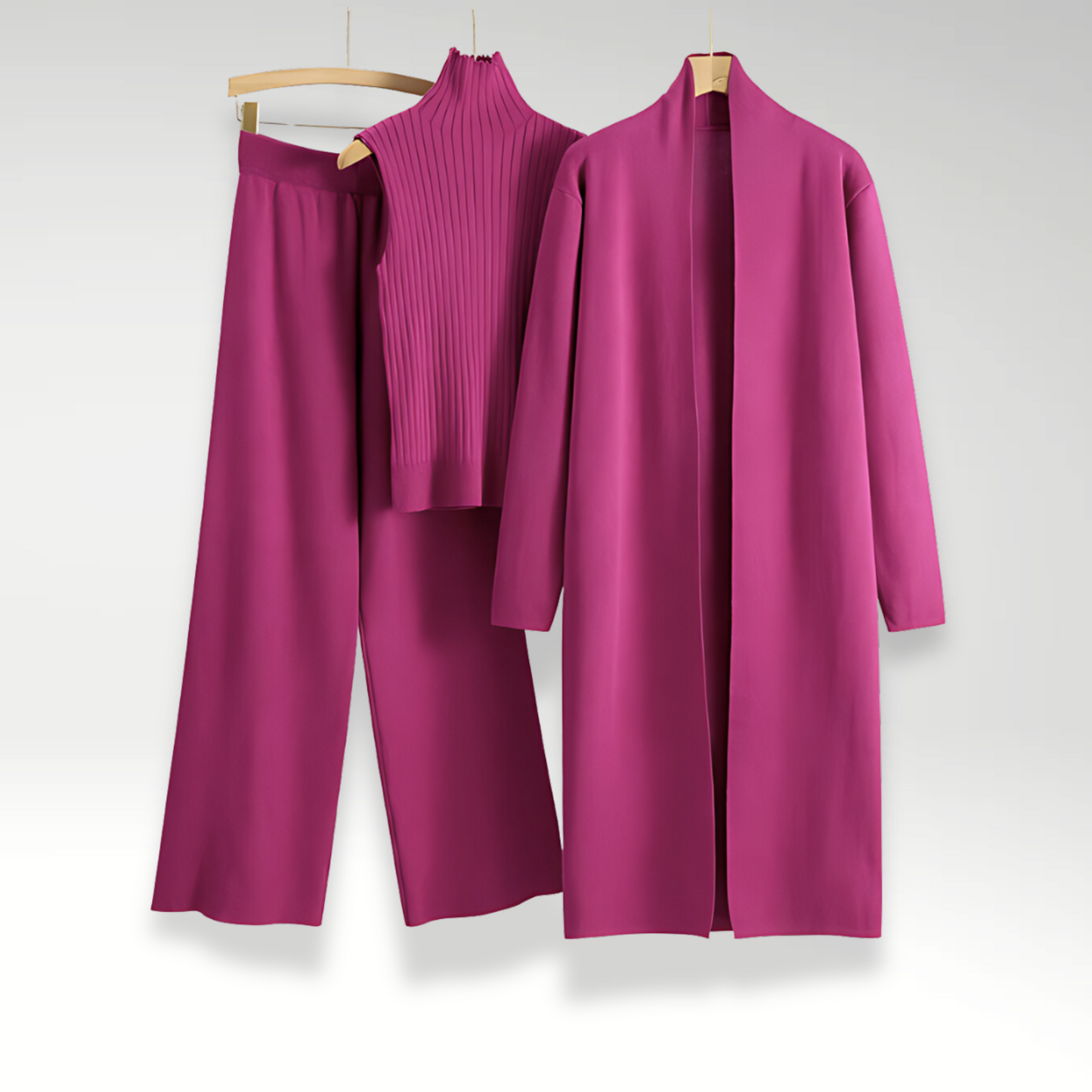 Chic Dubois™ | Ensemble trois pièces en maille Luxe