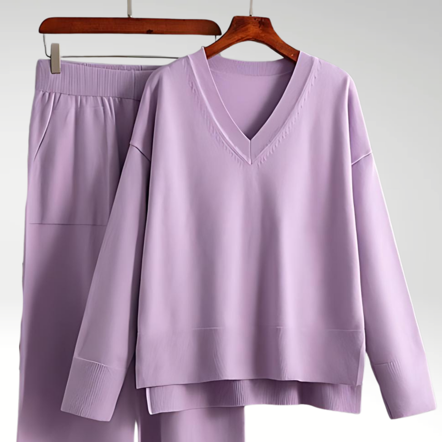 Chic Dubois™ | Luxe Ensemble deux pièces col V