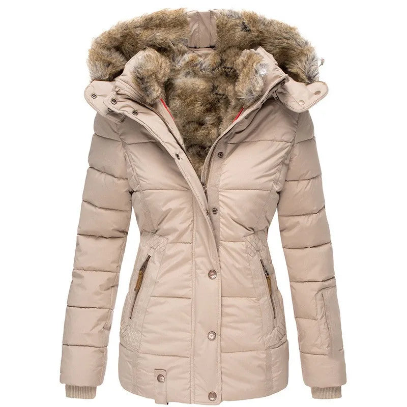 Chic Dubois™ | Manteau d'hiver chaud avec doublure en fourrure