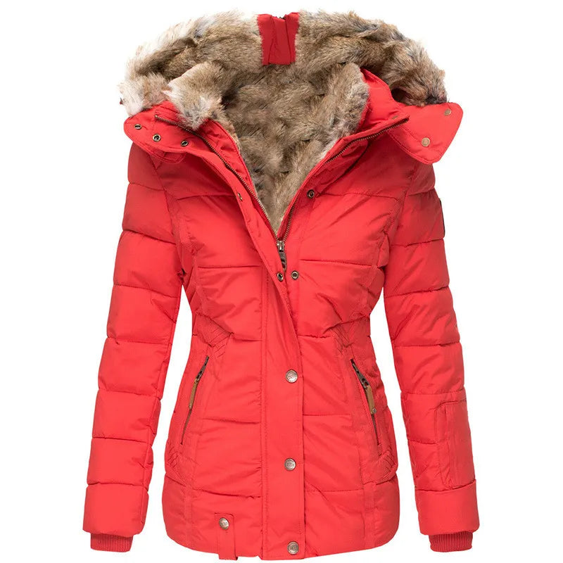 Chic Dubois™ | Manteau d'hiver chaud avec doublure en fourrure