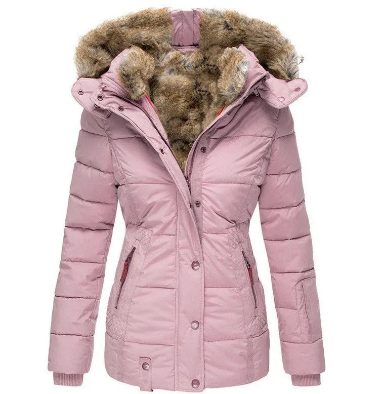 Chic Dubois™ | Manteau d'hiver chaud avec doublure en fourrure