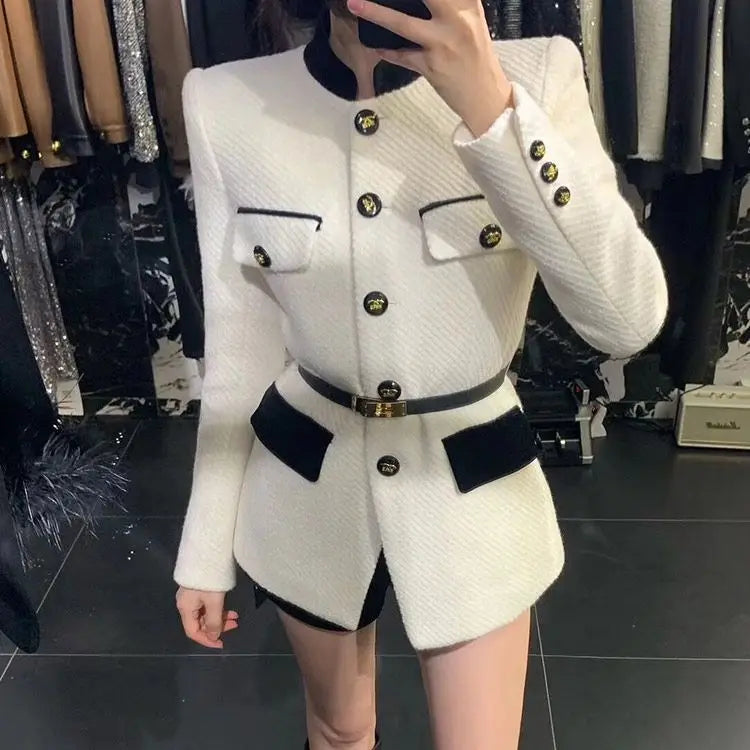 Veronica™| Le blazer de luxe avec ceinture