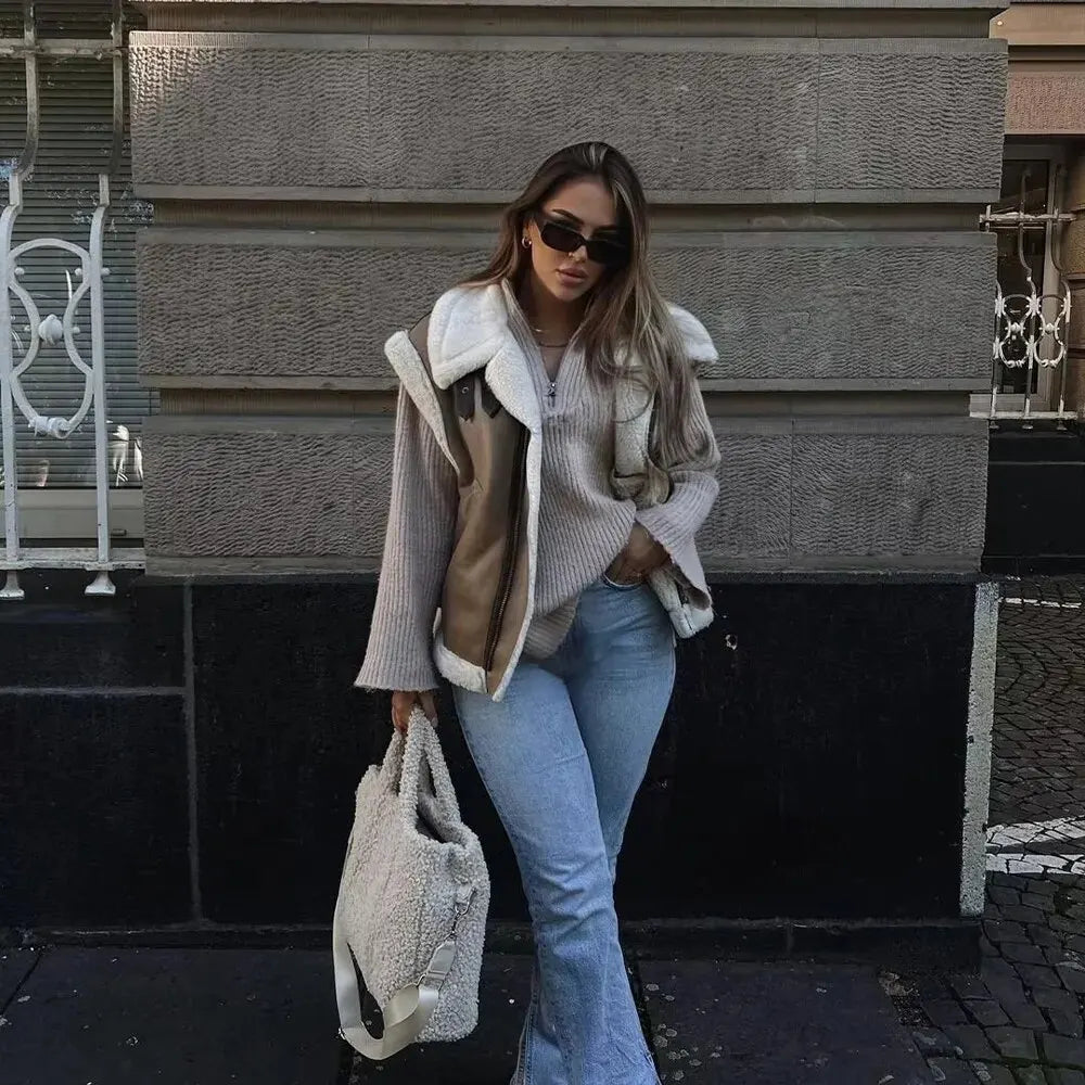 Chic Dubois™ | FREYA - Gilet Teddy