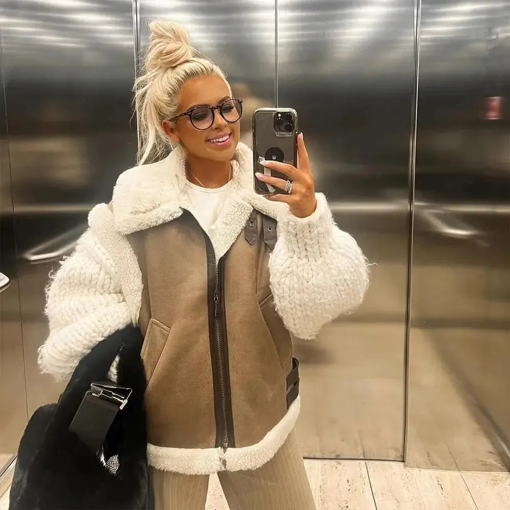 Chic Dubois™ | FREYA - Gilet Teddy