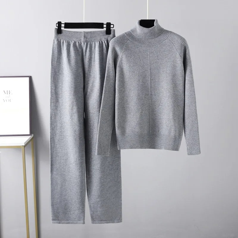 Chic Dubois™ | Ensemble deux pièces Lounge en tricot torsadé