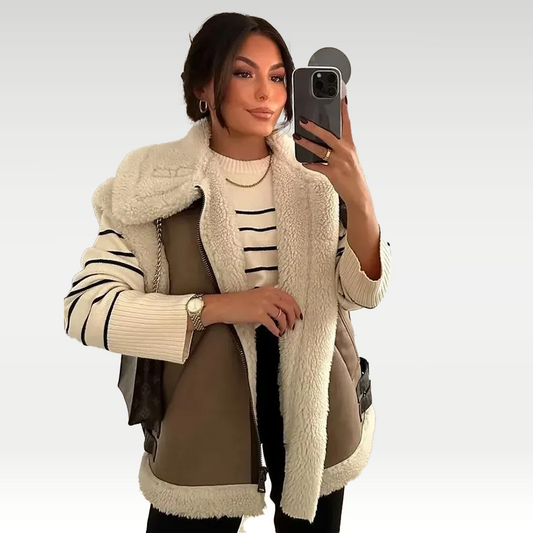 Chic Dubois™ | FREYA - Gilet Teddy