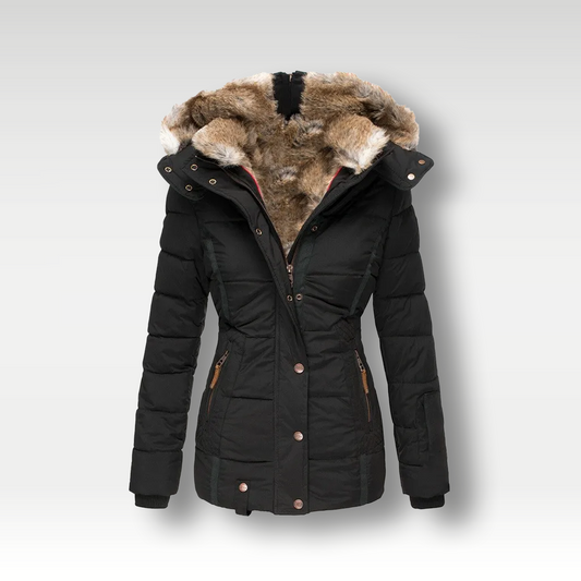 Chic Dubois™ | Manteau d'hiver chaud avec doublure en fourrure