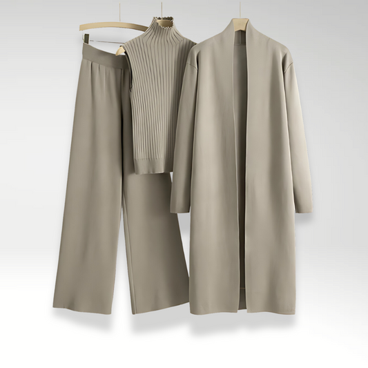 Chic Dubois™ | Ensemble trois pièces en maille Luxe