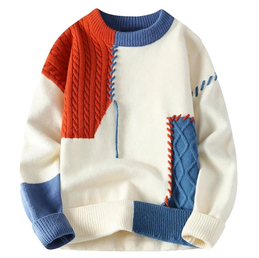 Amor™ | Pull en patchwork
